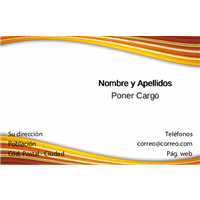 Tarjeta Ola con Líneas