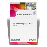 Tarjeta a una cara farmacia