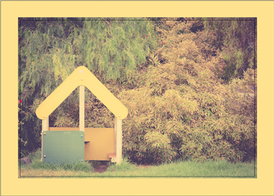 Cuadro Caseta Jardín