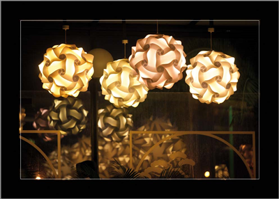 Cuadro Lámparas Abstractas