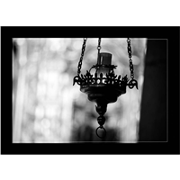 Cuadro Vela Iglesia Gris