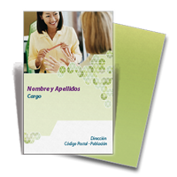 Tarjeta a dos caras salon uñas 1