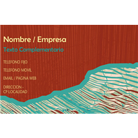 Tarjeta Rayas Canela