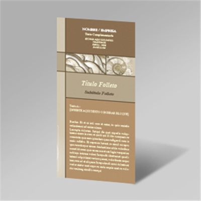 Flyer Arquit. Marrón DL