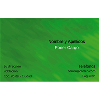 Tarjeta Césped Verde