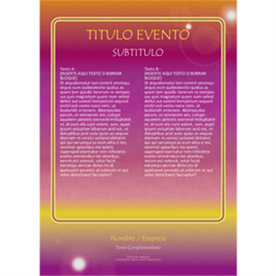 Cartel Arte Destello A3