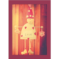 Cuadro Muñeco Love