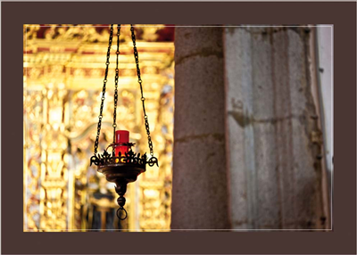 Cuadro Vela Iglesia Color