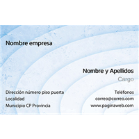 Tarjeta Círculos Azul