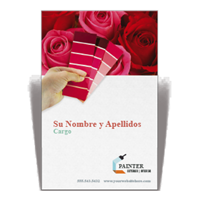 Tarjeta a una cara pintor 1