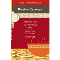 Tarjeta Restaurante Chino