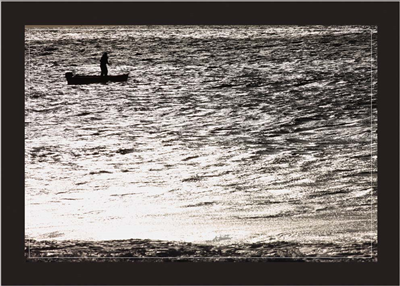 Cuadro Barca en el Mar