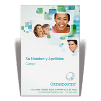 Tarjeta a una cara dentista