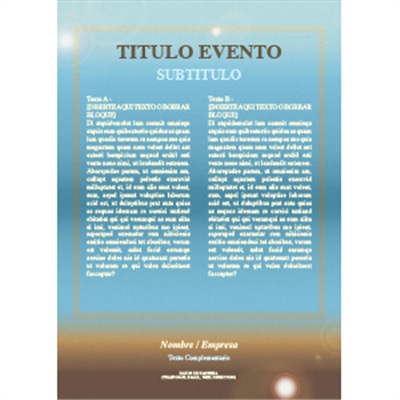 Cartel Emp. Destellos A3