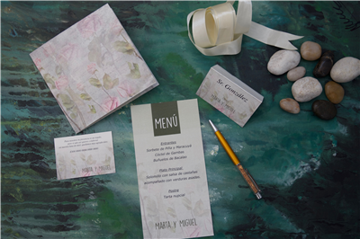 Invitación boda recuerdos