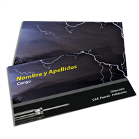 Tarjeta a dos caras electricidad