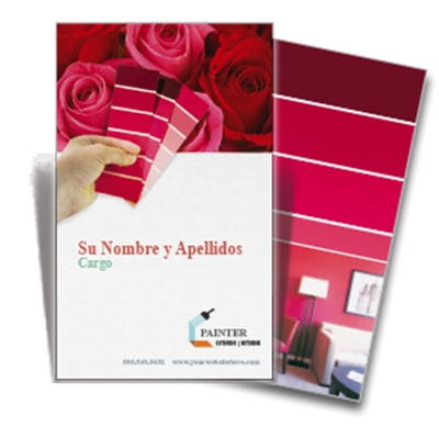 Tarjeta a dos caras pintor 1