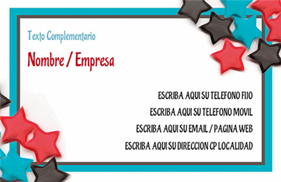 Tarjeta Estrellas
