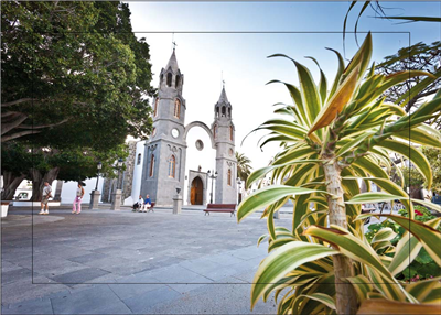 Cuadro Iglesia y Plaza