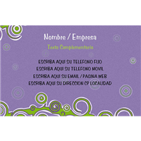 Tarjeta Belleza Espirales
