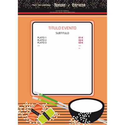 Cartel Rest. Japonés A3