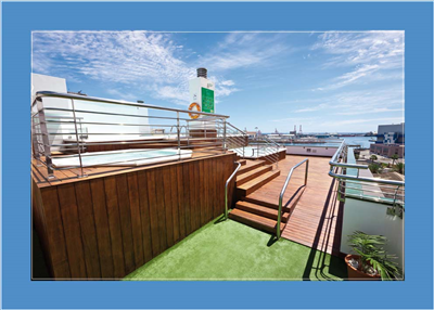 Cuadro Piscina Madera 