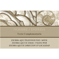 Tarjeta Arquitectura Marrón