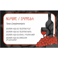 Tarjeta Alimentación Vino