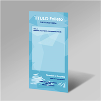 Flyer Azul Celeste DL