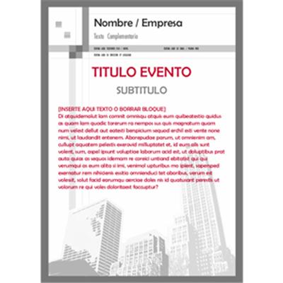 Cartel Arquitec. Tramas A3