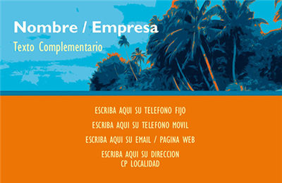 Tarjeta Viajes Palmeras