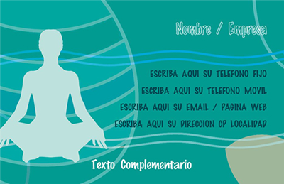 Tarjeta Deporte Yoga